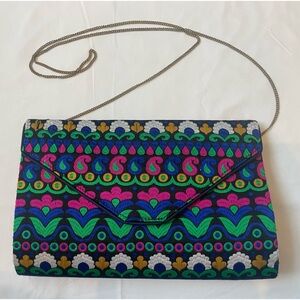 Embroidered Clutch